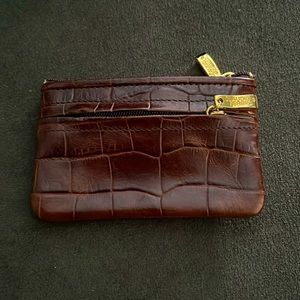 Claudio Ferrici Leather Keychain Wallet. Great condition.